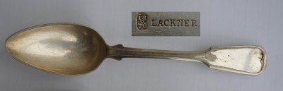4 polievková lyžica punc 1870 značenie LACKNER