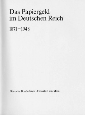 Bundesbank 1871 - 1948